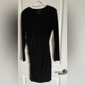Banana Republic Long Sleeve Rusched Dress